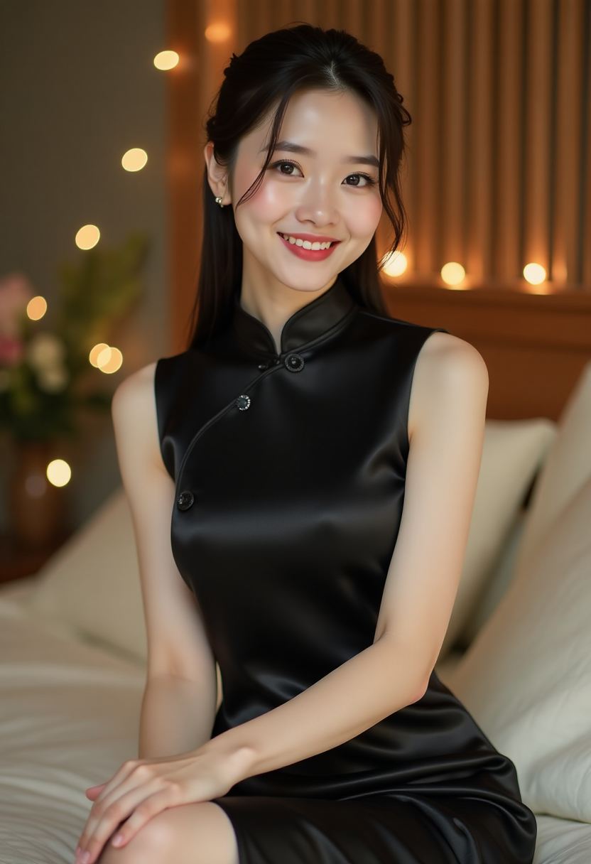 年轻女孩在办公室推荐香水